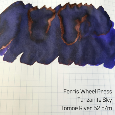 Ferris Wheel Press - Tanzanite Sky - inksample
