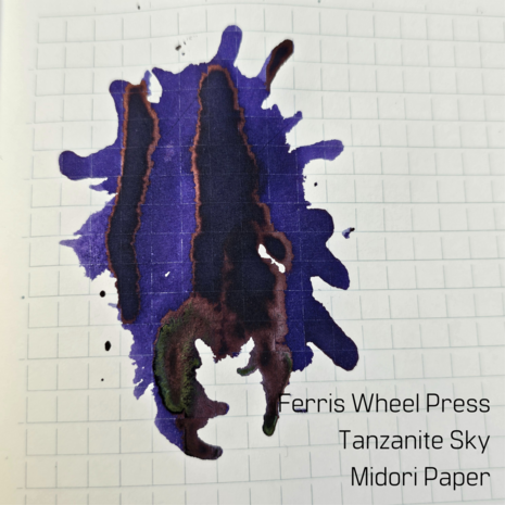 Ferris Wheel Press - Tanzanite Sky - inksample