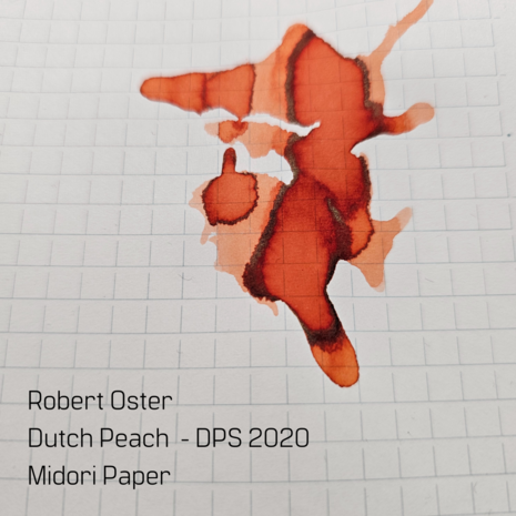Robert Oster - Dutch Peach - inksample