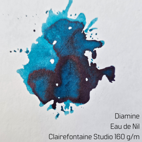 Diamine - Eau de Nil - inksample