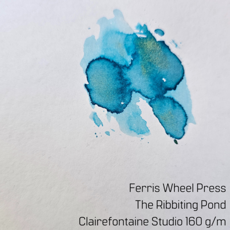 Ferris Wheel Press - The Ribbiting Pond - inksample