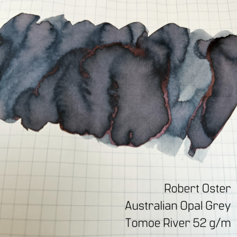 Robert Oster - Australian Opal Grey - inksample