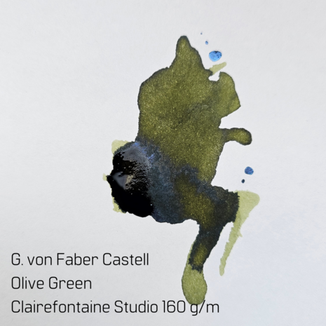 Graf von Faber-Castell - Olive Green - inksample