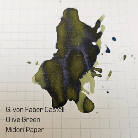 Graf von Faber-Castell - Olive Green - inksample