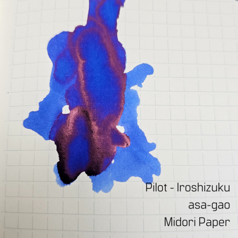 Pilot Iroshizuku - Asa-Gao - inksample