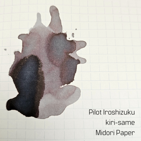 Pilot Iroshizuku - kiri-same - inksample