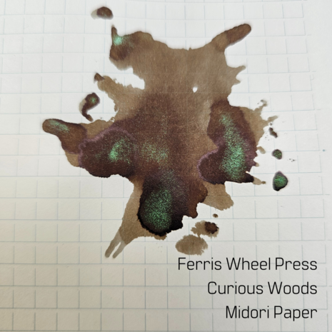 Ferris Wheel Press - Curious Woods - Inksample