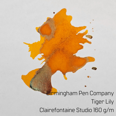 Birmingham Pen Company - Tiger Lily - Inksample