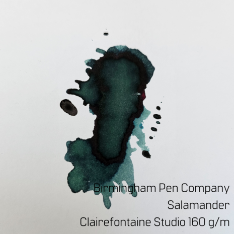 Birmingham Pen Company - Salamander - Inksample