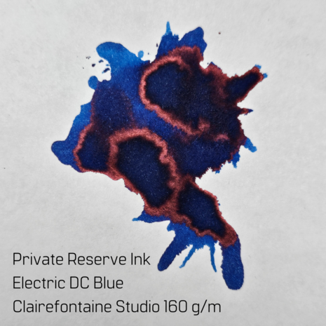 Private Reserve Ink - Electric DC Blue - inksample