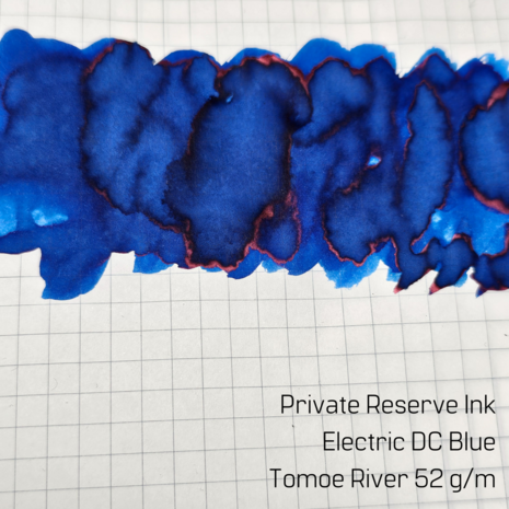 Private Reserve Ink - Electric DC Blue - inksample