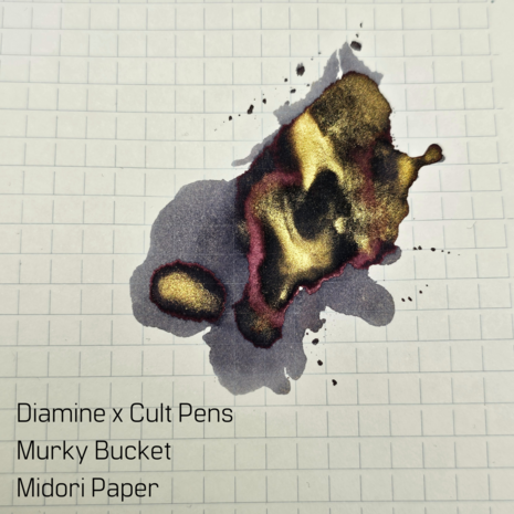 Diamine x Cult Pens - Murky Bucket - Inksample