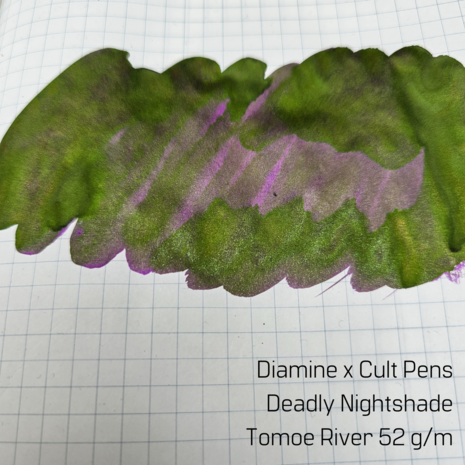 Diamine x Cult Pens - Deadly Nightshade - Inksample