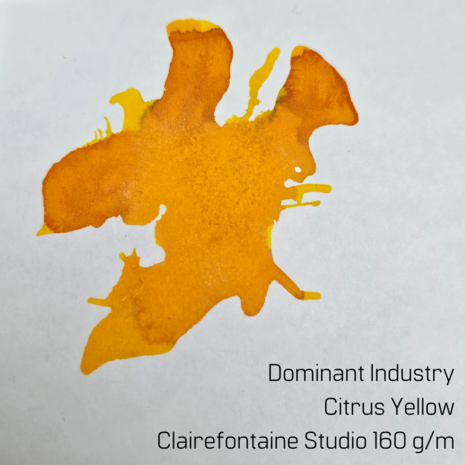 Dominant Industry - Citrus Yellow - inkt sample
