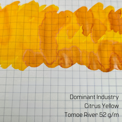 Dominant Industry - Citrus Yellow - inkt sample