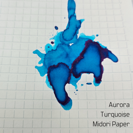 Aurora - Turquoise - Inkt sample