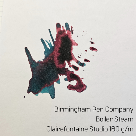 Birmingham Pen Company - Boiler Steam - Ink sample