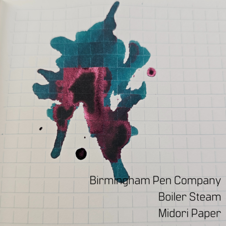 Birmingham Pen Company - Boiler Steam - Ink sample
