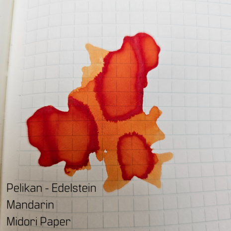 Pelikan Edelstein - Mandarin - ink sample