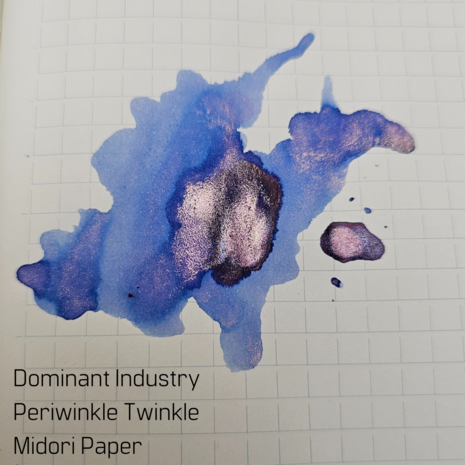 Dominant Industry - Periwinkle Twinkle - ink sample