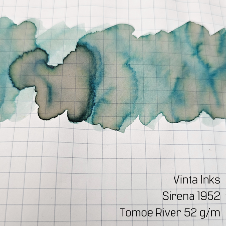 Vinta Inks - Mermaid Green Sirena 1952 - inkt sample
