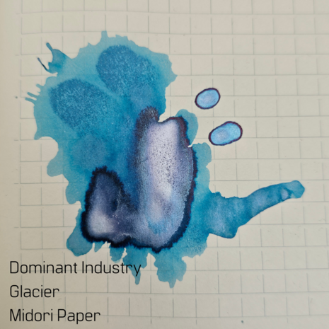 Dominant Industry - Glacier - inkt sample