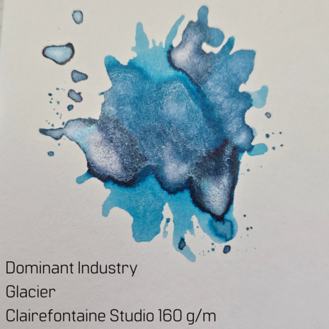 Dominant Industry - Glacier - ink sample