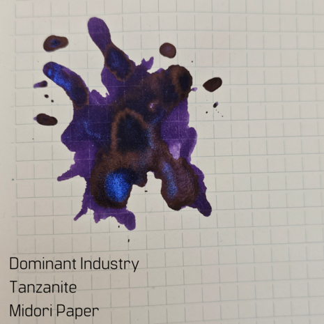 Dominant Industry - Tanzanite - Ink sample