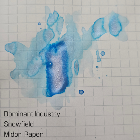 Dominant Industry - Snowfield - Ink sample