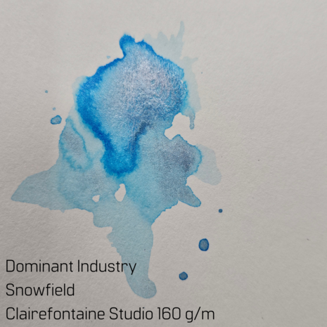 Dominant Industry - Snowfield - Ink sample