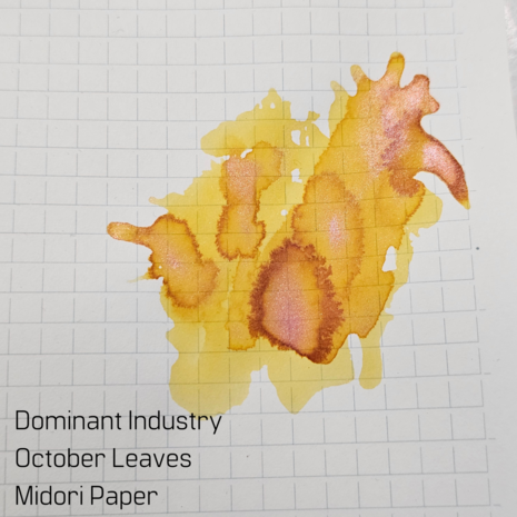 Dominant Industry - October Leaves - Inkt sample