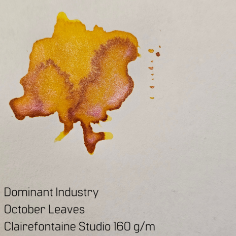 Dominant Industry - October Leaves - Inkt sample