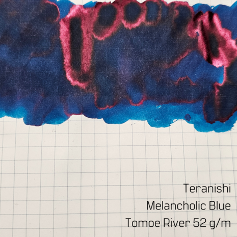 Teranishi - Melancholic Blue  - Inkt sample