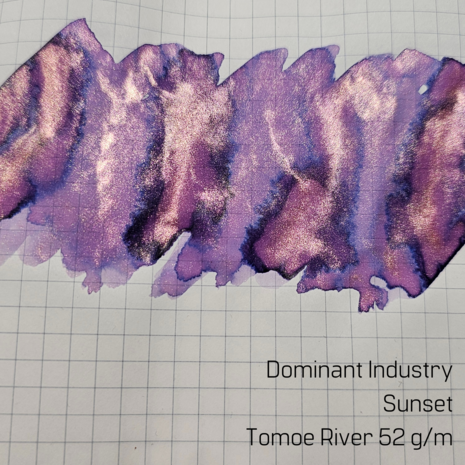 Dominant Industry - Sunset - Ink sample
