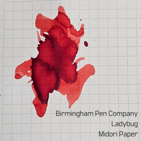 Birmingham Pen Company - Ladybug - Ink sample
