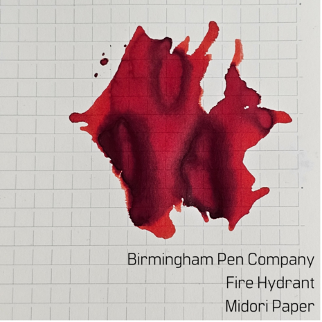 Birmingham Pen Company - Fire Hydrant - Ink sample
