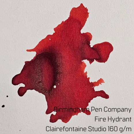 Birmingham Pen Company - Fire Hydrant - Ink sample