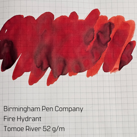 Birmingham Pen Company - Fire Hydrant - Ink sample