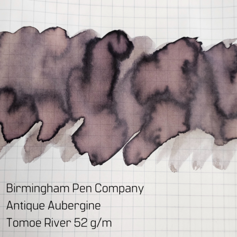 Birmingham Pen Company - Antique Aubergine - Ink sample