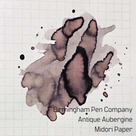 Birmingham Pen Company - Antique Aubergine - Ink sample