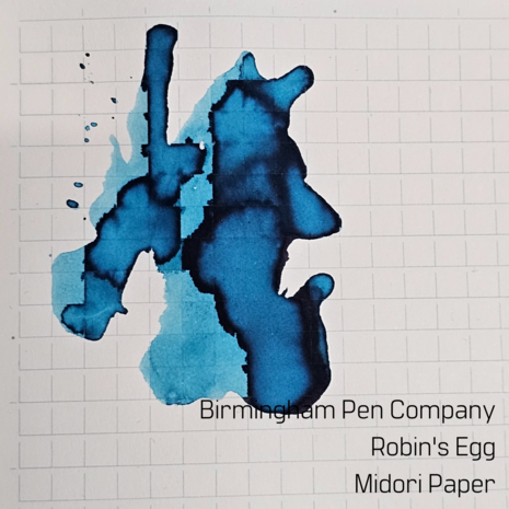 Birmingham Pen Company - Robin&#039;s Egg - Ink sample