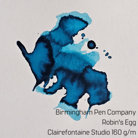 Birmingham Pen Company - Robin&#039;s Egg - Ink sample