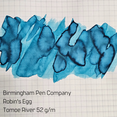 Birmingham Pen Company - Robin&#039;s Egg - Ink sample
