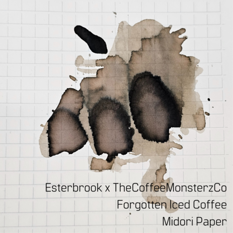 Esterbrook x TheCoffeeMonsterzCo  - Forgotten Iced Coffee - Inkt sample
