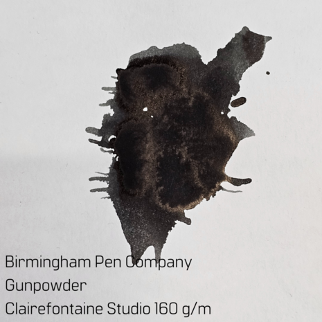 Birmingham Pen Company - Gunpowder - Ink sample