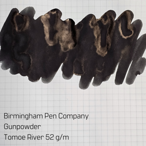 Birmingham Pen Company - Gunpowder - Ink sample