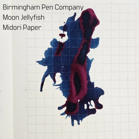 Birmingham Pen Company - Moon Jellyfish - Ink sample