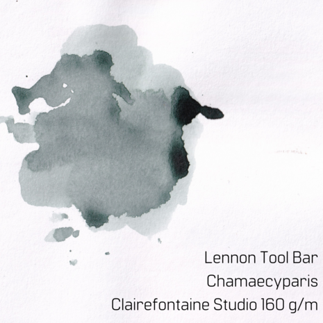 Lennon Tool Bar - Chamaecyparis - Inkt sample