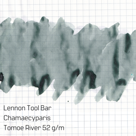 Lennon Tool Bar - Chamaecyparis - Inkt sample