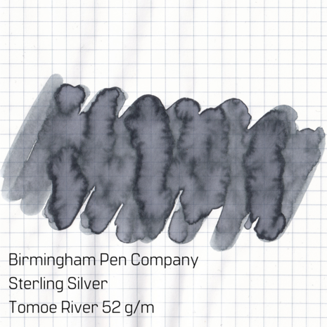 Birmingham Pen Company - Sterling Silver - Inkt sample